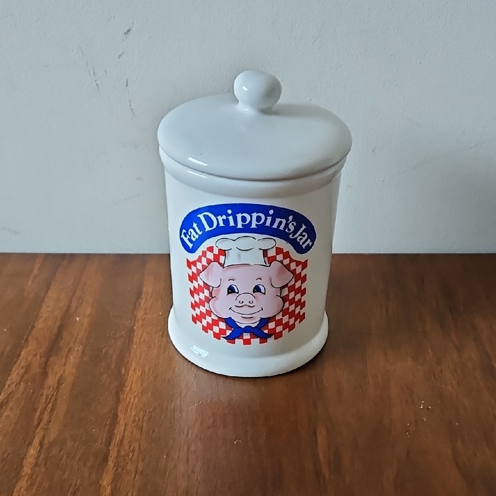 Vintage Emson Fat Drippin's Jar Taiwan